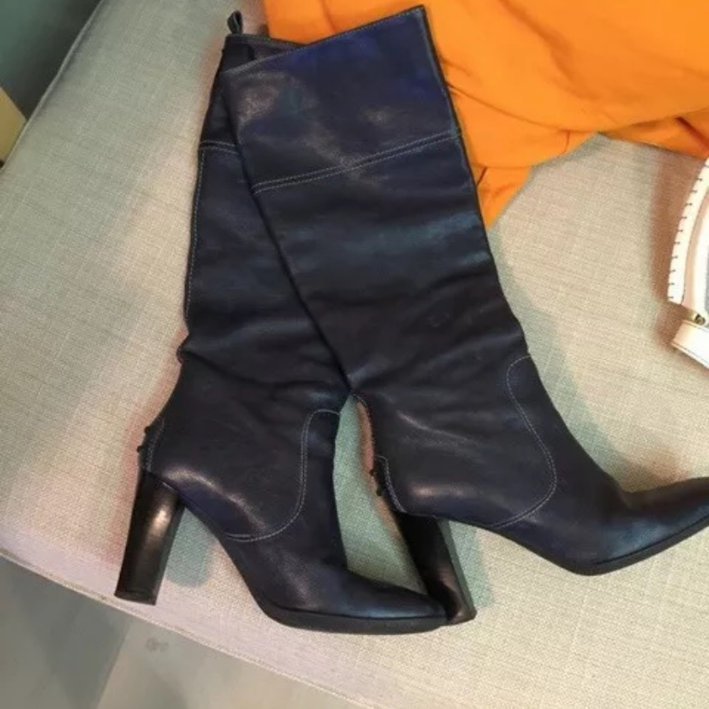 Tods Womens Boots Blue Size 36 - Picture 2 of 5